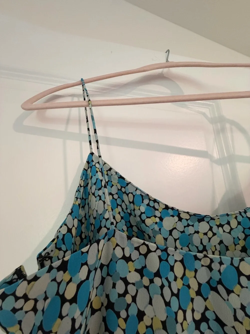 Vintage Y2k Express Blue Floral Midi Slip Skirt - Picture 6 of 6